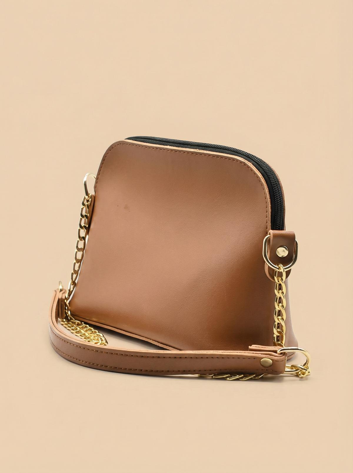 Christ crossbody chain Hand Bag - Brown