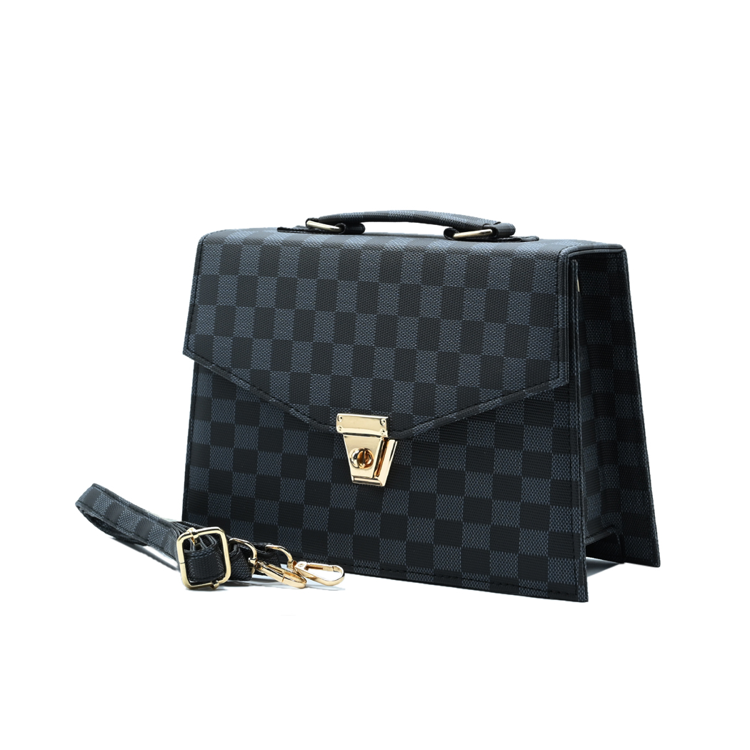 Classic Square Tote – Black