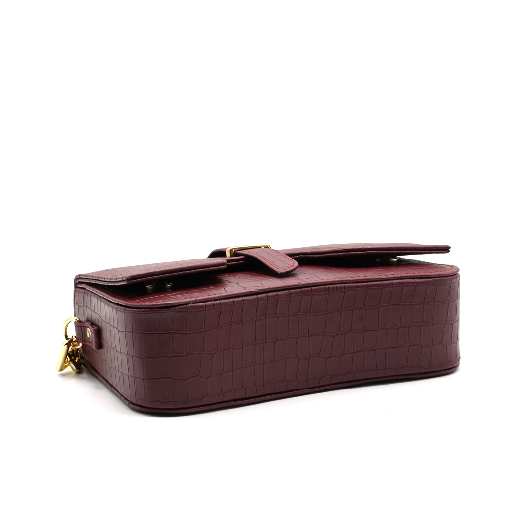 Sling Crossbody Bag - Mehroon