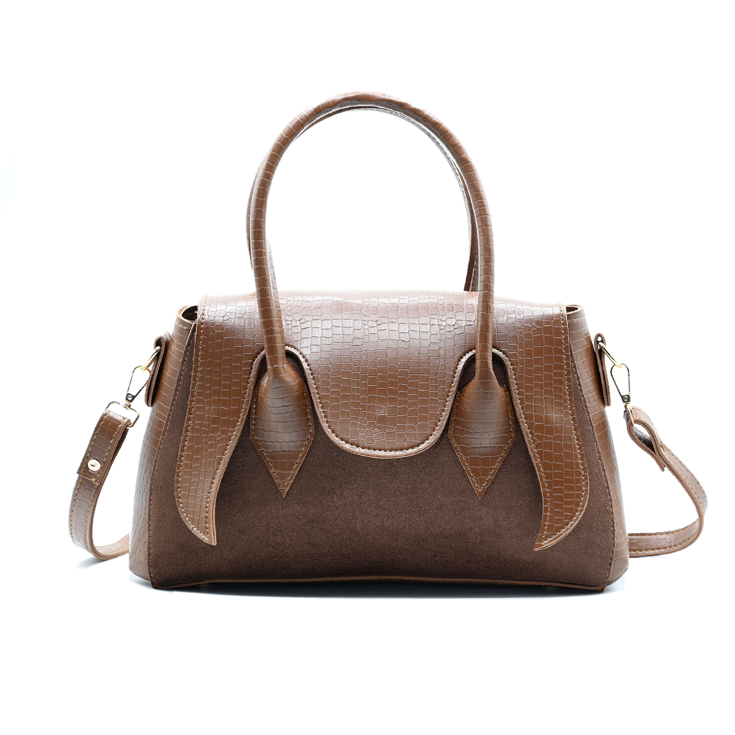 Seren Tote Satchel Handbag for Women – Brown