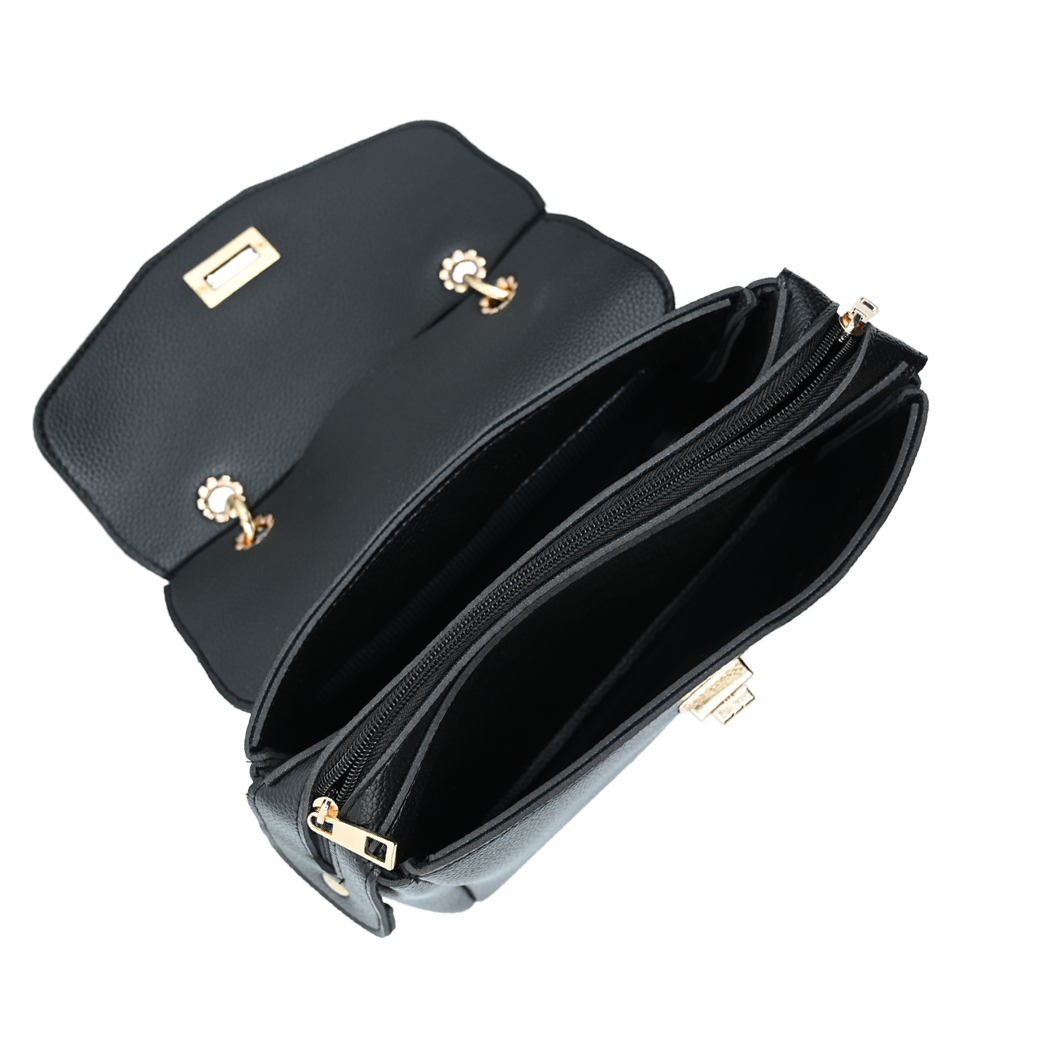 Modern Crossbody handbag - Black