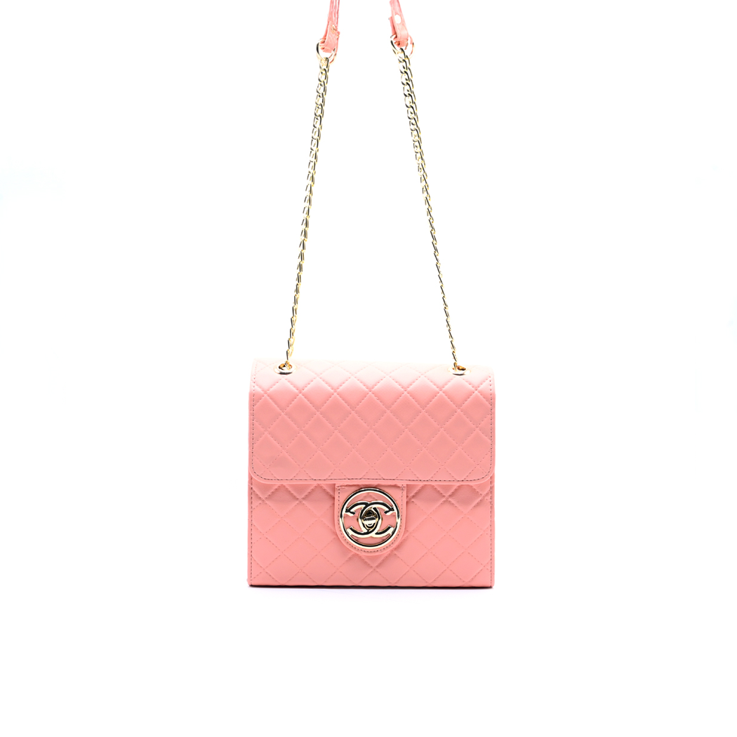 Trendy Chain Stylish Bag Pink