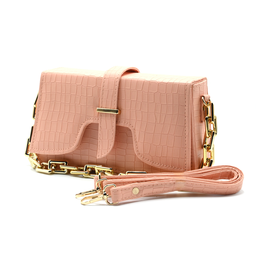 Sling Crossbody Bag - Peach