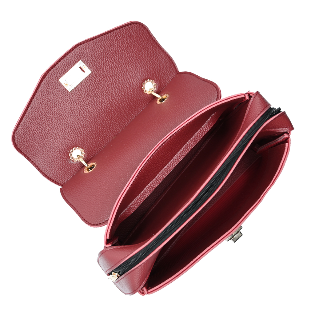 Modern Crossbody handbags_Maroon