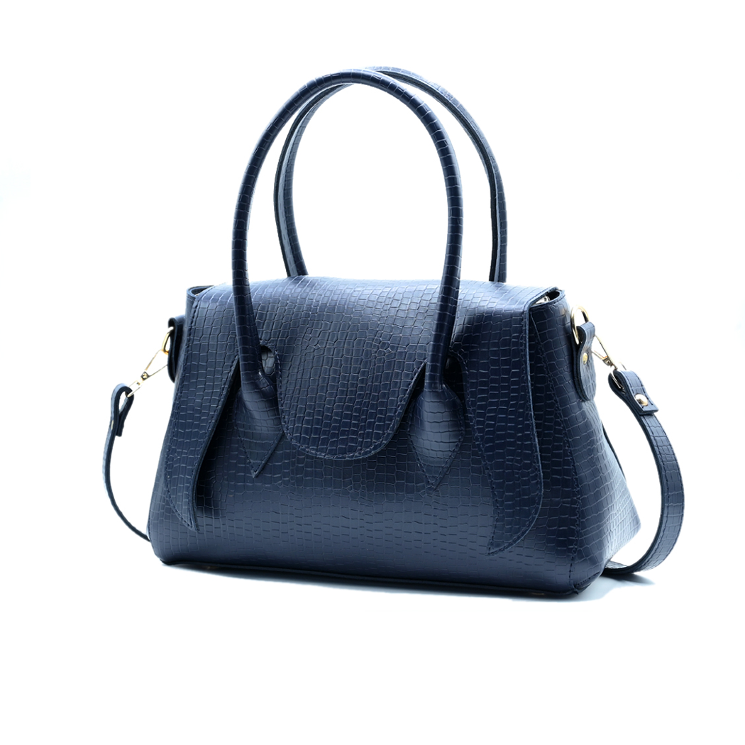 Seren Tote Satchel Handbag for Women – Navy Blue