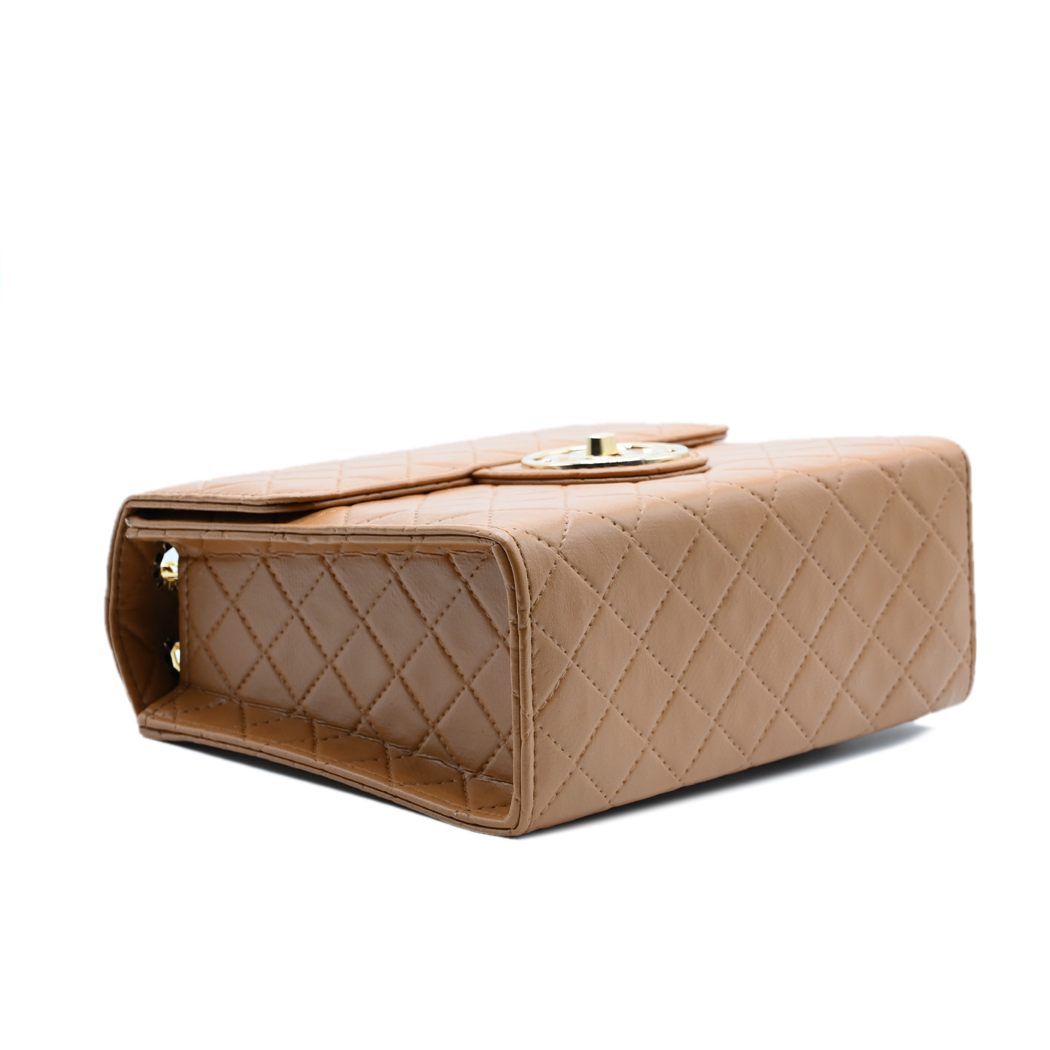 Trendy Chain Stylish Bag Brown