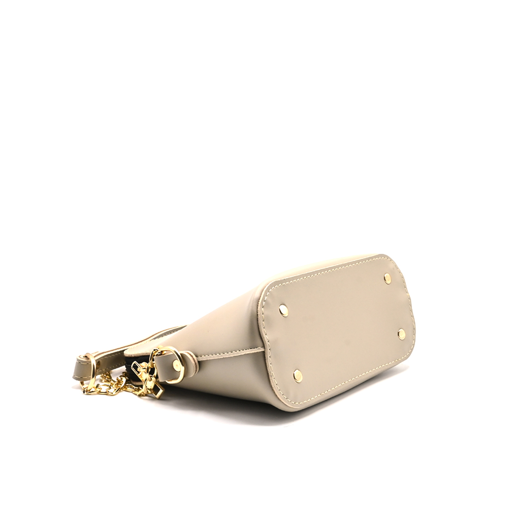 Christ crossbody chain Hand Bag - Beige