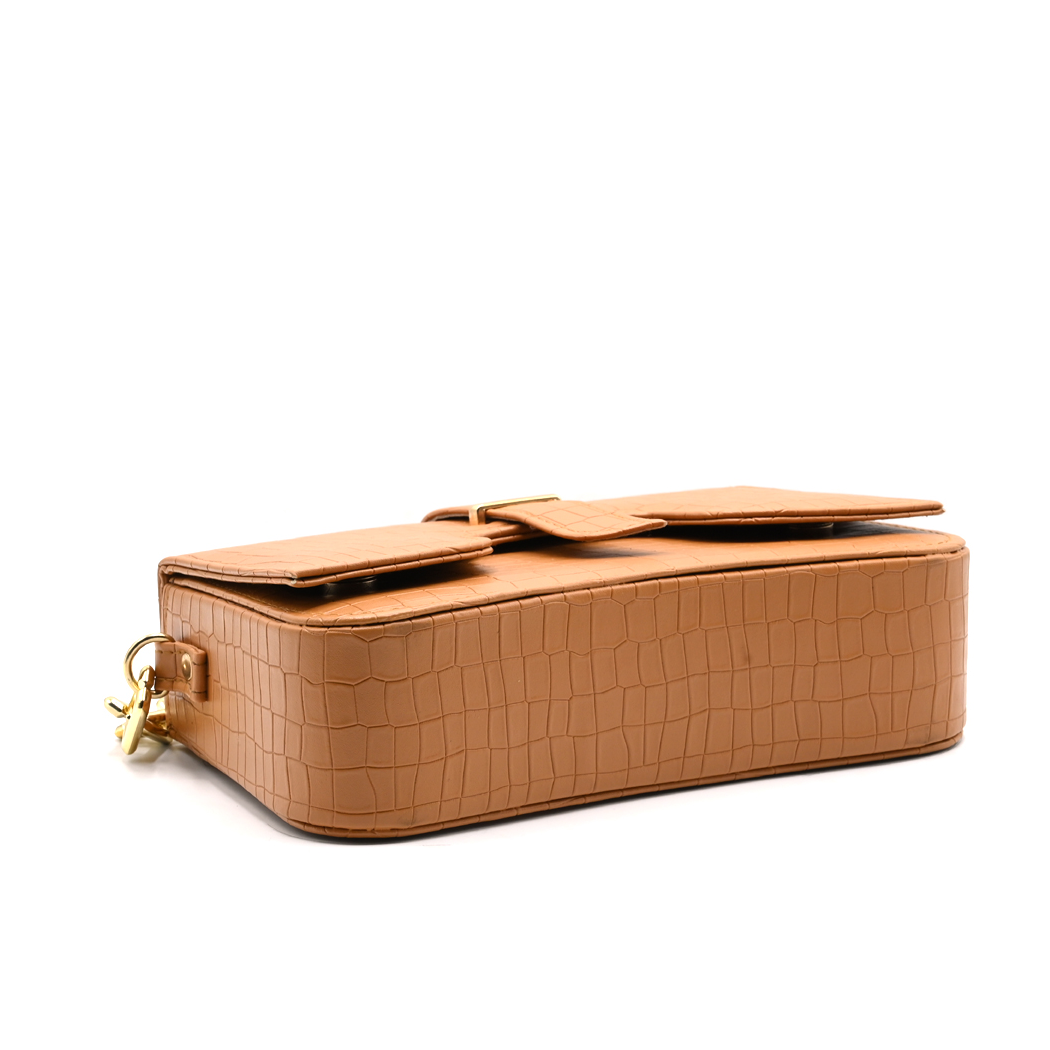 Sling Crossbody Bag - Light Tan