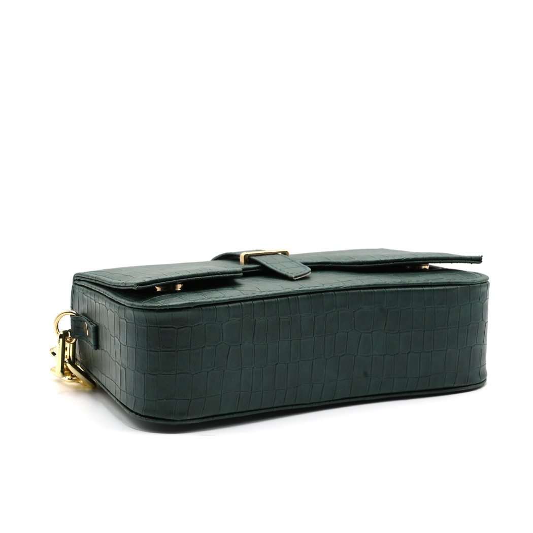 sling Crossbody Bag - Olive Green