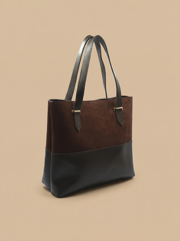 ClassiCarry Tote Bag - Dark Brown