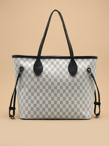 Amlam - Hand Bag - white and Grey