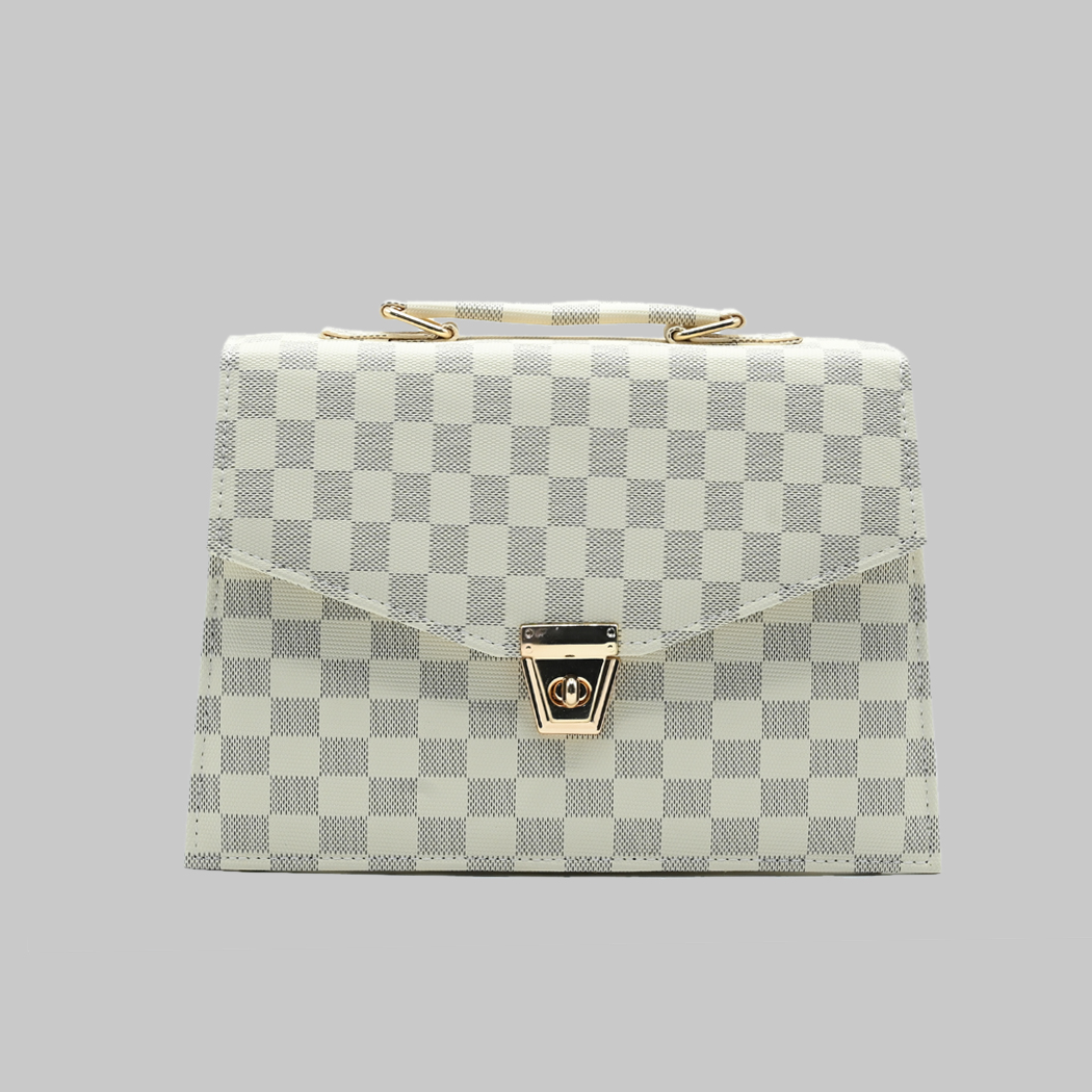 Classic Square Tote – Beige