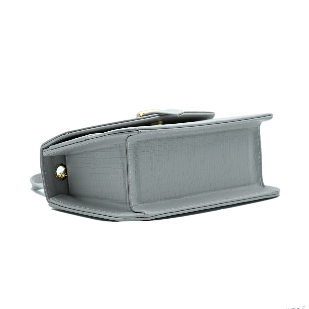 Stylisha crossbody chain bag - Grey