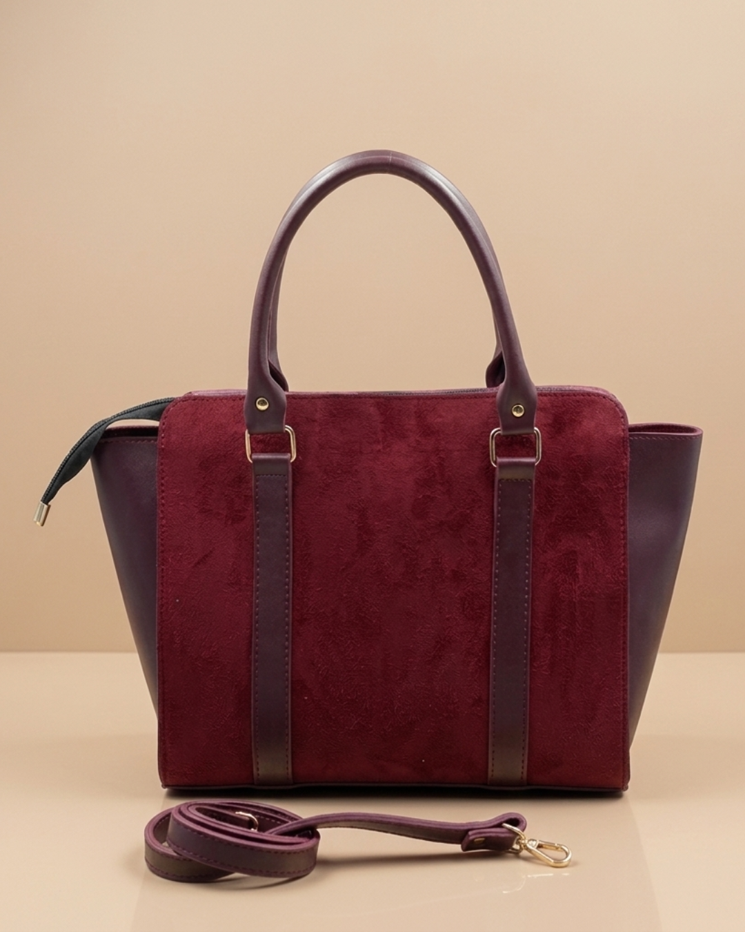 Eclat Tote Bag - Maroon