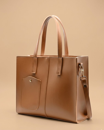 Modern Pocket Tote Tang