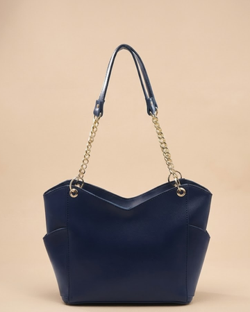 Glamor Tote Bag - Navy Blue
