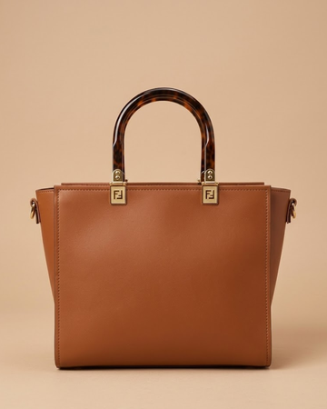 Gracea Tote Bag - Brown