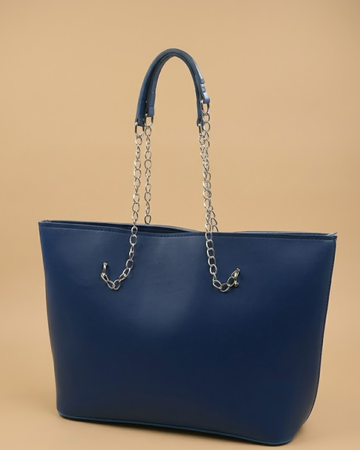 Large Capacity Tote Bag - Navy Blue