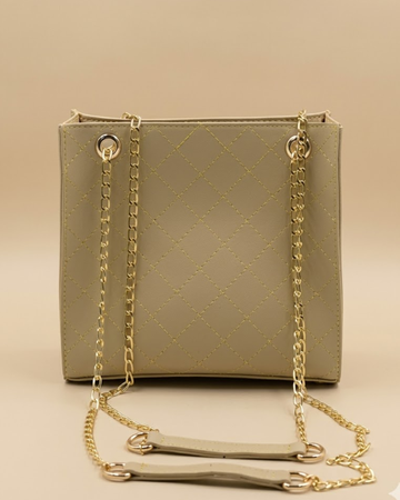 Regalia long chain crossbody Bag - Skin Beige