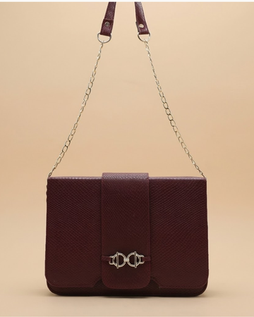 Eclipsa Crossbody Bag - Maroon