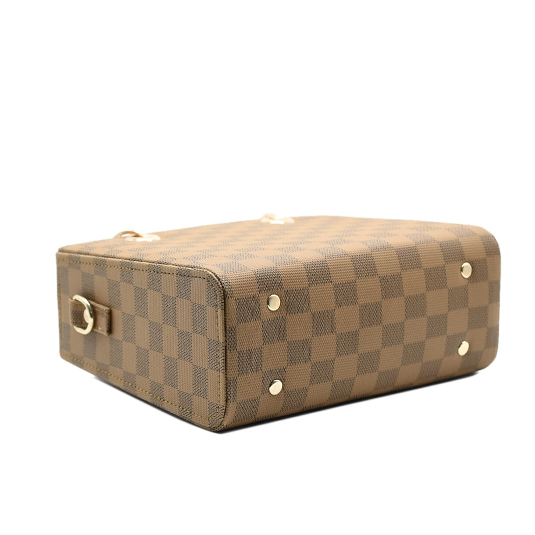 Checker Mini Crossbody Bag - Skin