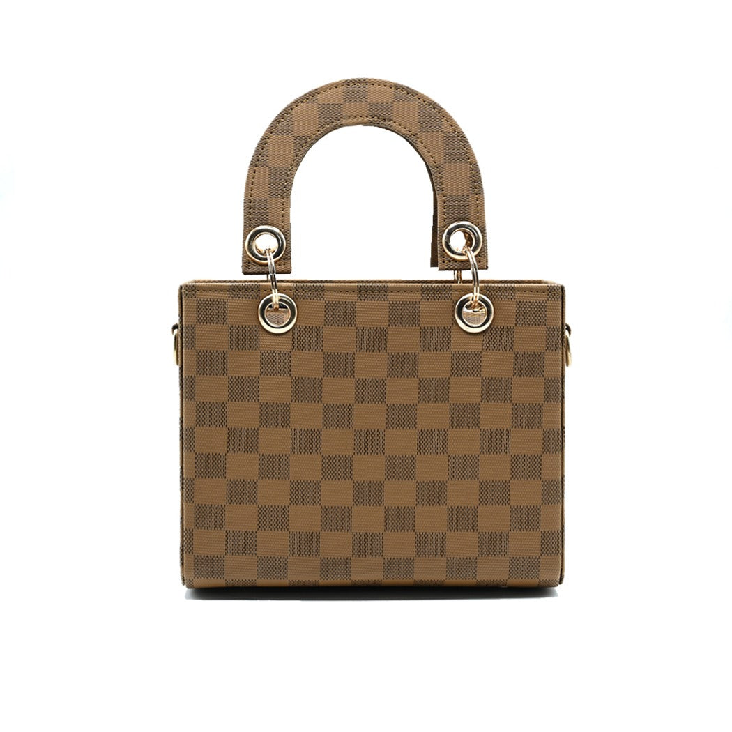 Checker Mini Crossbody Bag - Skin