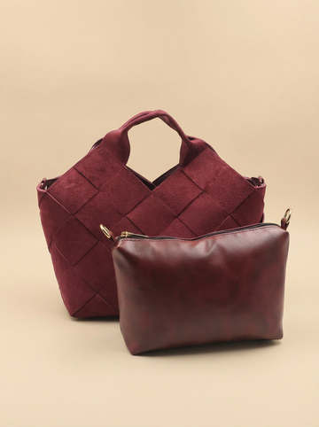 Acer Cross Body Bag - Mehroon
