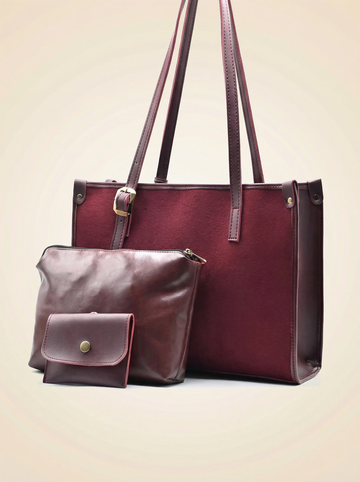 Aprik - Hand Bag - Mehroon
