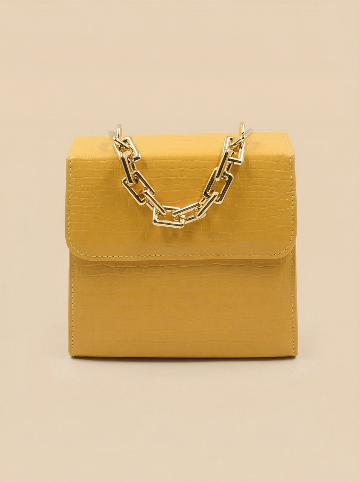 Clasique Handbag - Yellow