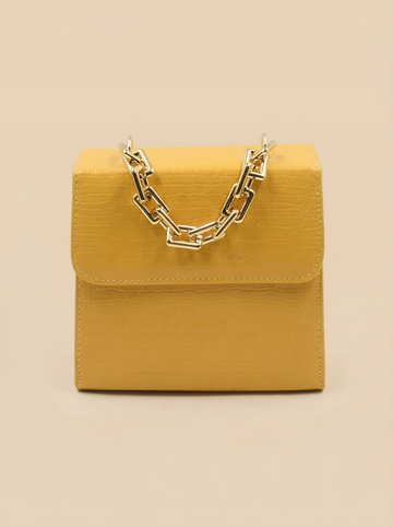 Clasique Handbag - Yellow